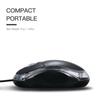 Work Long Laptop Ergonomic USB Wired Mouse Backlight Game Gaming Mice