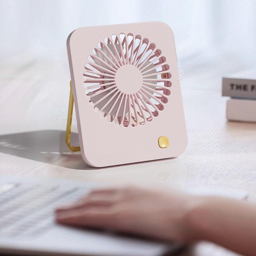 Ultra-thin Desk Fan 180° Adjustable Electric Fan Portable Foldable Table Fan  Home