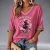 Women's Casual Crewneck Short Sleeve Breast Graphic T-Shirt for Everyday Wear