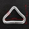 10Pcs Triangular Rings Buckles Rings V-rings Replacement Repair Trampoline Triangular Buckles Wear Resistant Part Rings Buckles