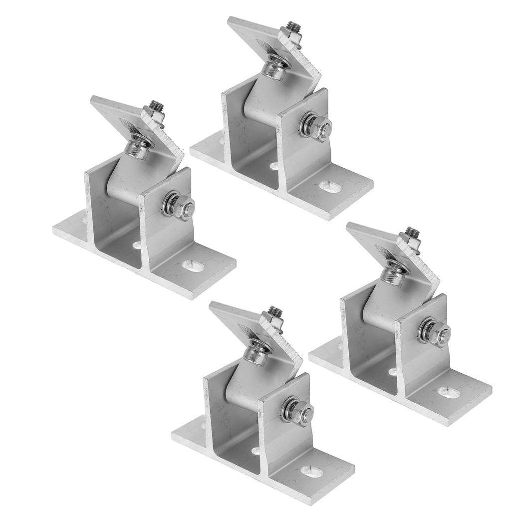 4er Set Solarmodul Montagehalterung Fuß Aluminiumlegierung Korrosionsschutz Rostfrei Solar PV Frontstütze für Dach