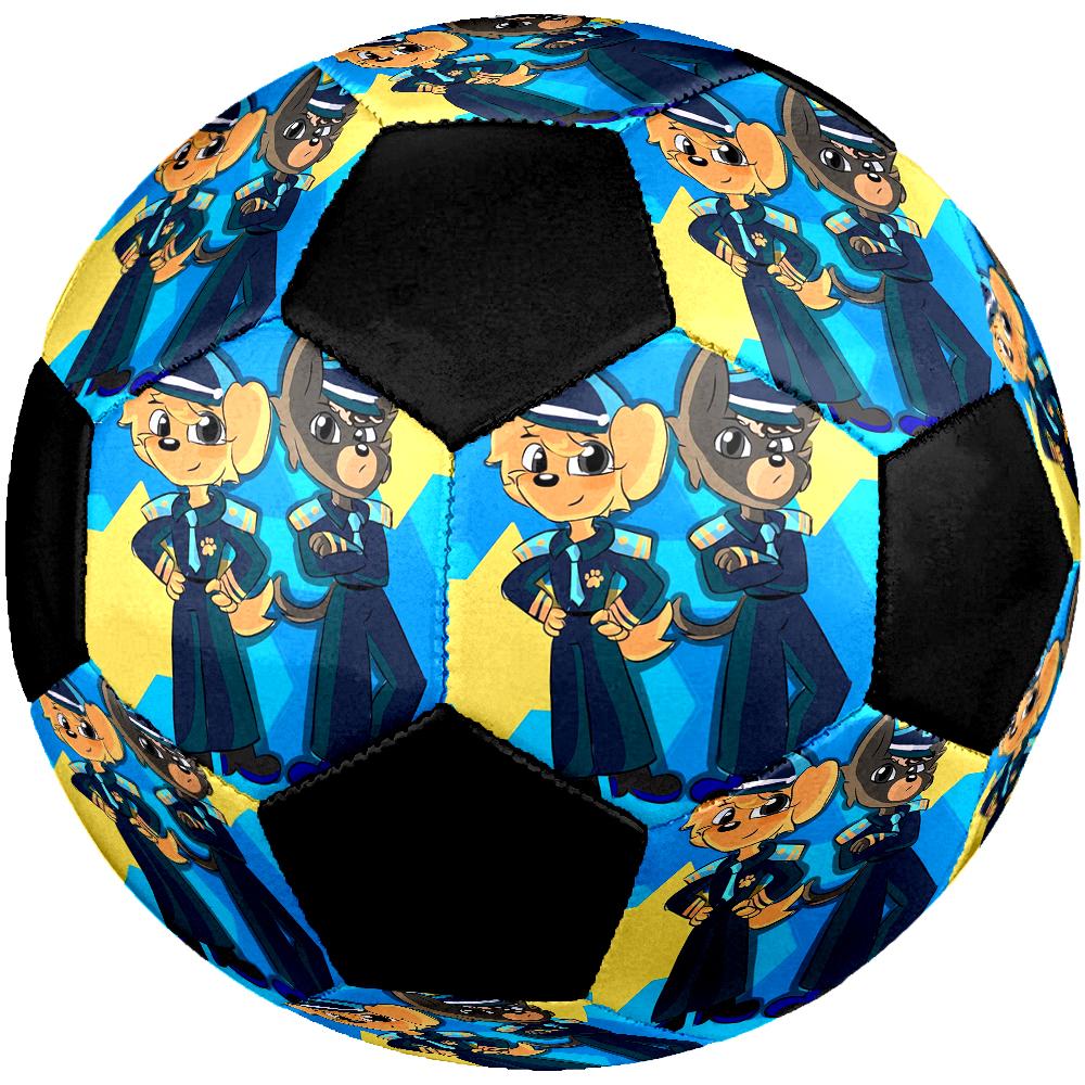 Sheriff Labrador Theme Size 5 Soccer Ball, Suitable for Both Indoor and Outdoor Matches, a Gift Suitable for Everyone.