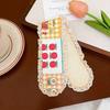 1Pcs Summer Cute Girl Magic Sticker Hair Band Printed Hair Sticker Headdress Sweet Floral Knitted Bangs Sticker Headband