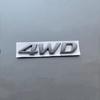 Logo 4WD in Metallo 3D Adesivi Decalcomanie Emblema Distintivo per Portellone Posteriore Parafango Auto Styling Accessori Per Hyundai IX25 IX35 Tucson Santafe