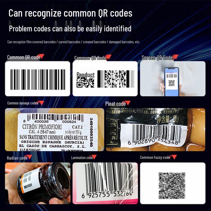 GEPAD Wireless 1D/2D Barcode Scanner