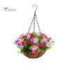 Spring Simulation Flower Hanging Basket No Need Water Non-fading Beautiful Realistic Home Decoration Artificial Flowers Hanging Pot Decoration