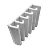 Under Cabinet Pot Lid Storage 5-Slot Organizer, Space Saving Vertical Hanging Rack, 3D Universal Rack for Round And Square Lids Print Resin