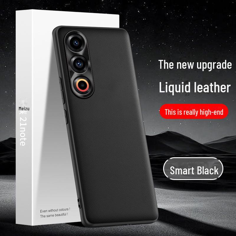 Liquid Leather Anti-Fall & Anti-Fouling Protective Case for Meizu 21Note Mobile Phone
