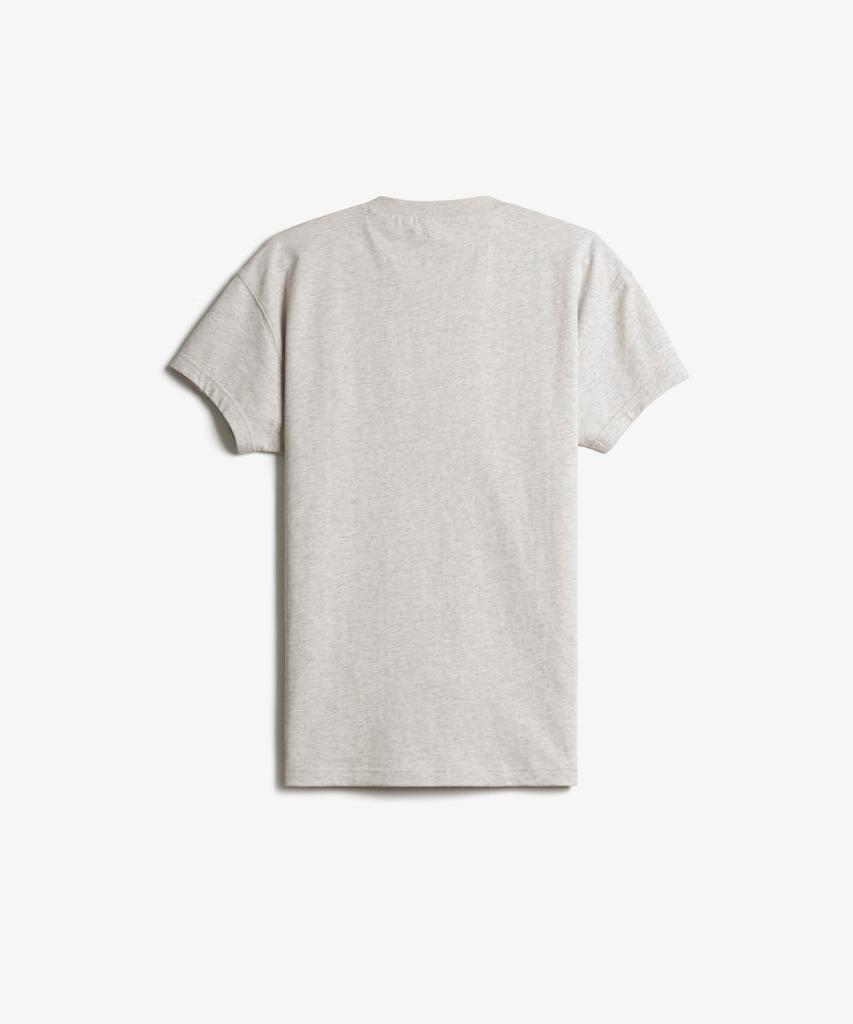 HEYSTE Cotton 3-Button Henley Tea Oatmeal Melange