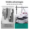 1/2/3 Layers Drying Net Drying Basket For Household Folding Clothing Net Sweater Top Anti Deformation Drying Racks