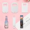 5Pcs Heat Transfer Bottle Openers Customizable Beverage Opener Sublimation Blank Can Opener Multifunctional Kitchen Tool