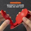 SEAMETAL Car Sunglasses Clip Sun Visor Plate Glasses Holder For Cards Holder Magnetic Suction Storage Car Eyeglasses Hanger