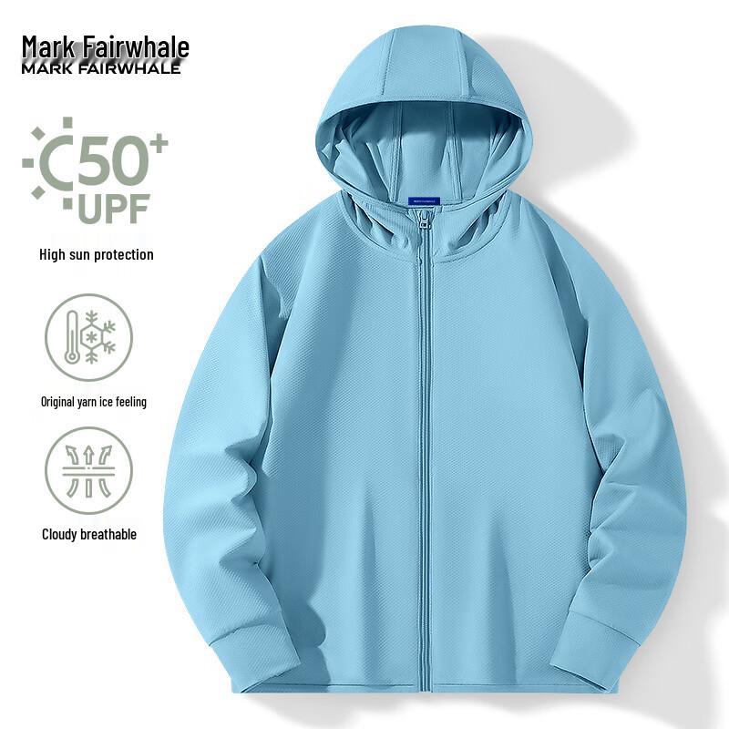 Mark Fairwhale Men's UPF50+ Cooling Hooded Sun Protection Jacket