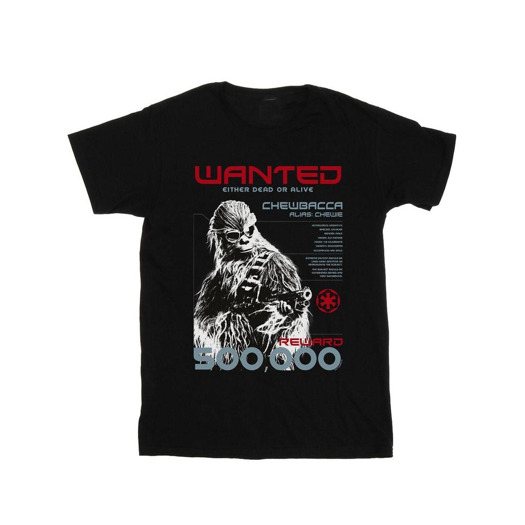 STAR WARS Mens Han Solo Chewie Wanted T-Shirt