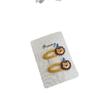 Cartoon Embroidery Children's Hairpin Cute Mushroom Girl Bangs Side Clip Hairpin Hair Clip Kids Hair Accessories Headwear