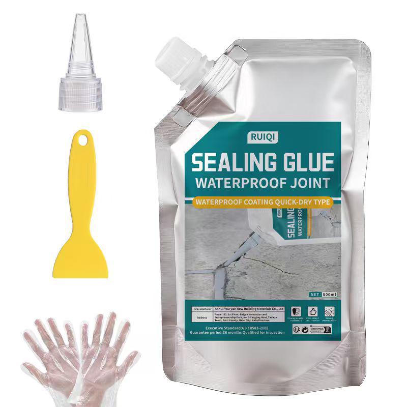 Fast-Drying Waterproof Self-Leveling Grout and Caulking Adhesive for Floors, Walls, Roofs, and Gaps