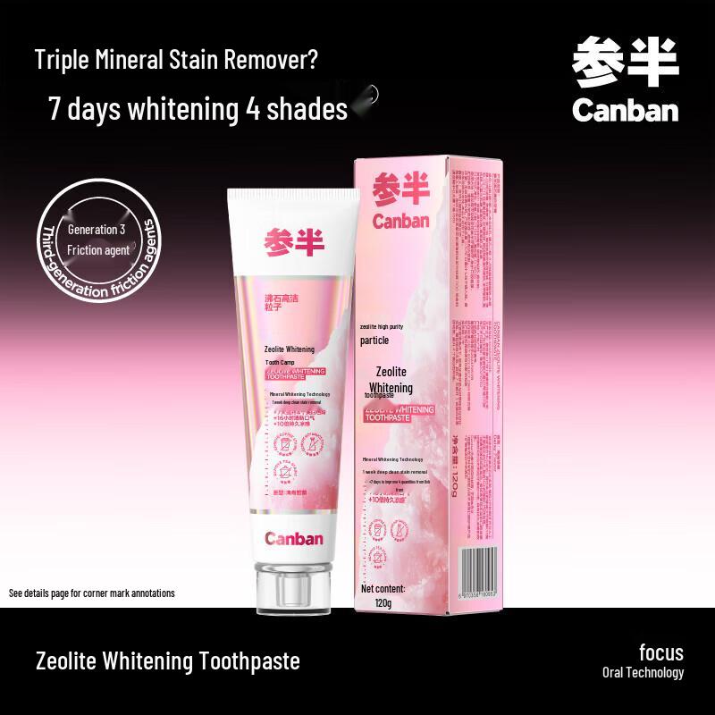 

Canban Zeolite Whitening Toothpaste