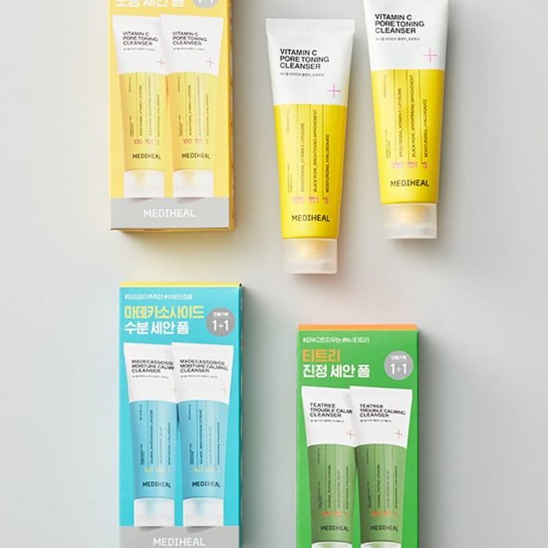 [Mediheal] Cleanser 1+1 Special Set 3 Types (Choose 1)