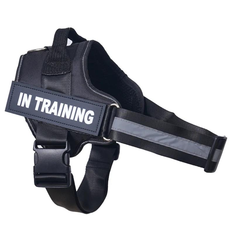 Personalized Dog Harness Reflective Adjustable No-Pull Pet Harness Vest For Small Medium Large Dogs wholesale harness (black,XS(old))