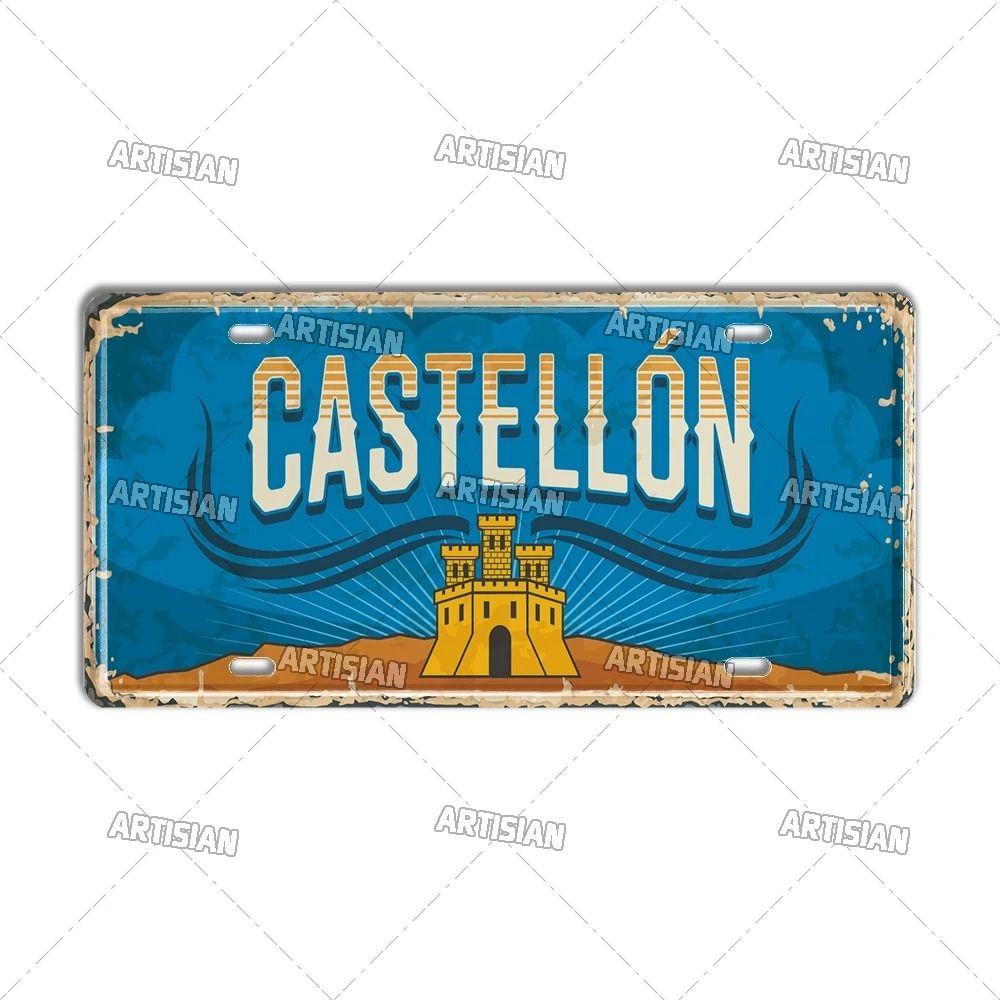 Garage Bar Metal Wall Sign, Auto Interior Decor Plaque 20x30cm