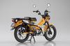 Aoshima Bunka Kyozai Honda CT125 Hunter Cub Turmeric Co., Ltd. (AOSHIMA) Pre-painted Die-cast Motorcycle, Yellow.