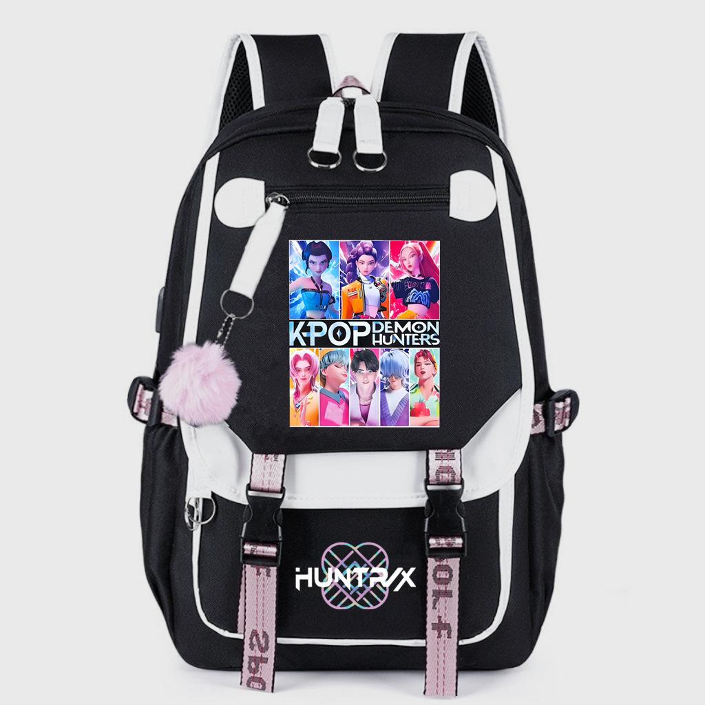 Witch Hunter Animation Cartoon Printed School Bag Large Capacity Junior High School Student Backpack