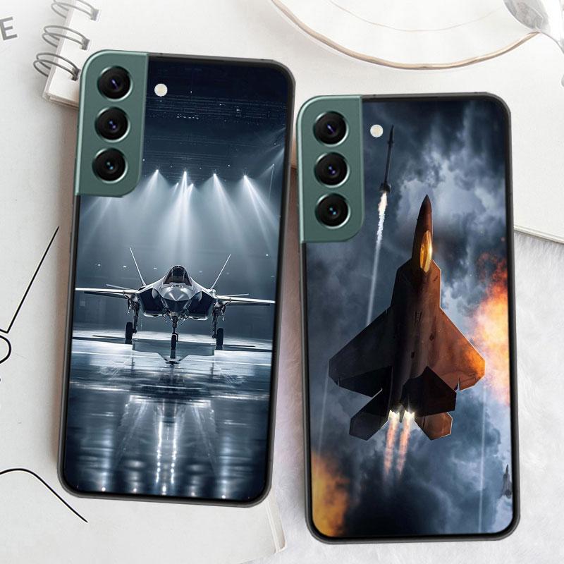 War Aircraft Phone Case For Samsung A15 A25 A35 A55 Galaxy A12 A22 A32 A52 A72 A54 A34 A24 A14 A53 A33 A23 A13 A73 A42 5G CoverW
