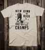 T-shirt Rétro 100% Coton Style Punk Années 80 The Cramps New Kind Of Kick