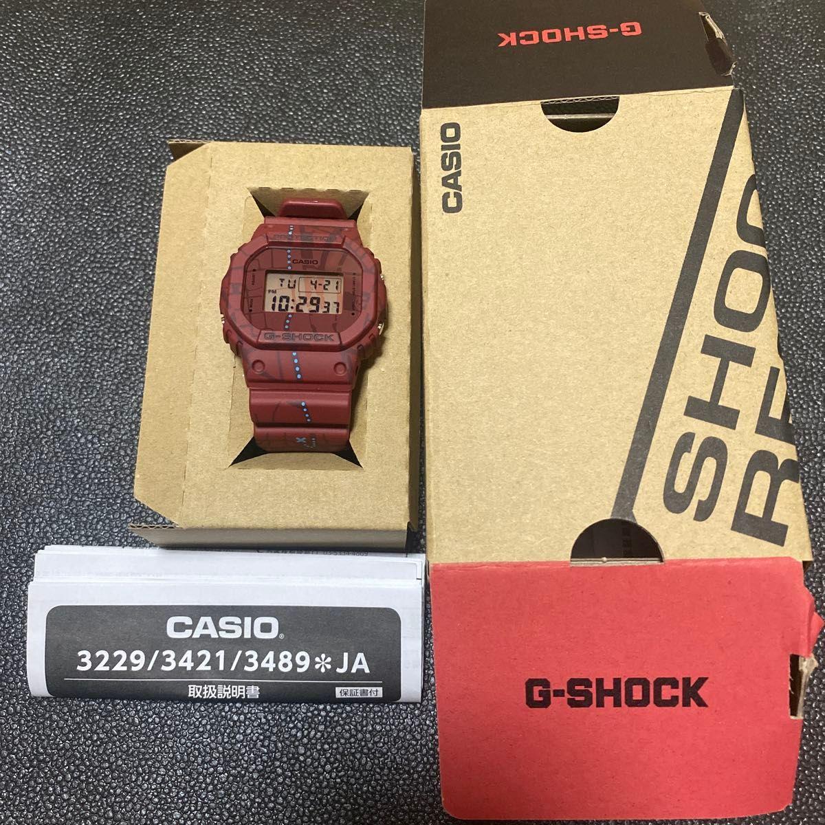 CASIO G-SHOCK DW-5600SBY-4JR Red Watch New Unused