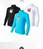 Men's Lightweight Cotton Turtleneck Base Layer, Breathable Long Sleeve for Young Men