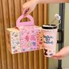 Give Girls Birthday Gifts, Large-capacity Straw Cups, Cute High-value Ceramic Mugs with Lids, Girlfriends' Souvenirs