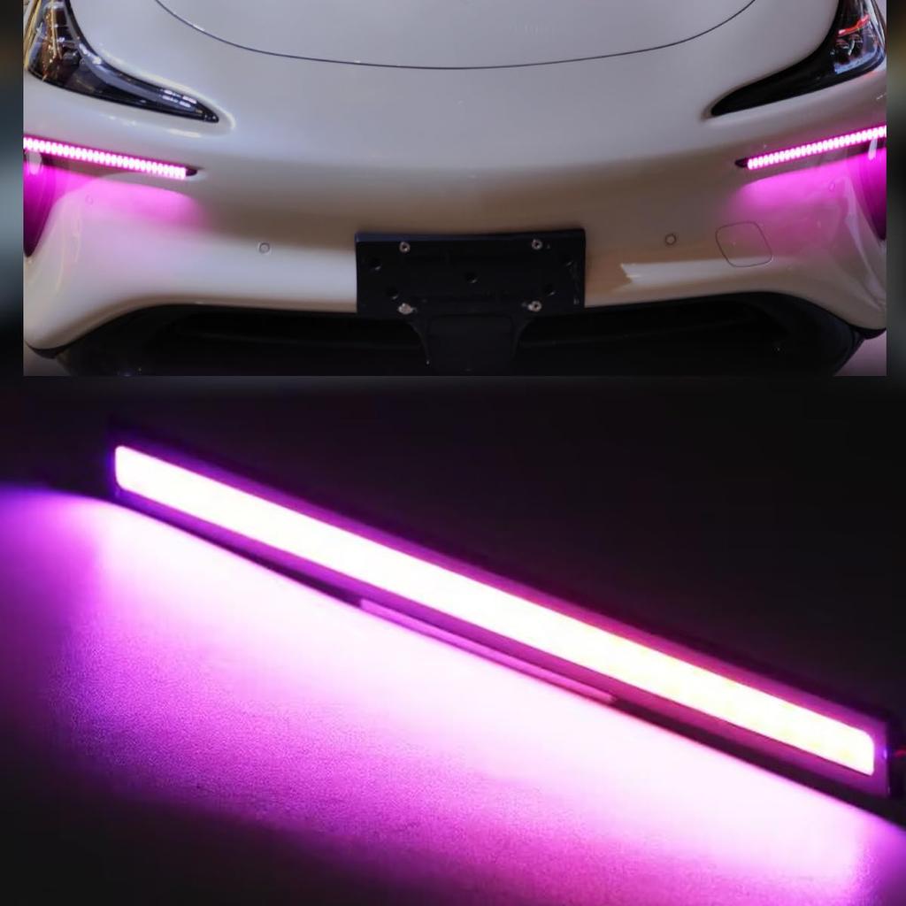 Biqing 17cm Daylight Car LED Pink, Daylight LED Thin LED