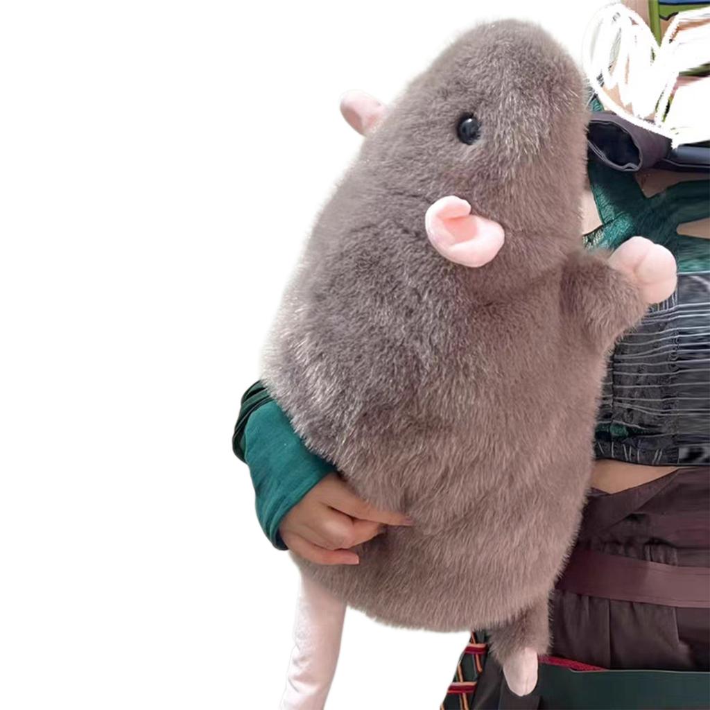 Großes Ratten-Stofftier Superweiche PP-Baumwolle Gefülltes Schlafkissen Kuschelpuppe Neujahrsgeschenk Schlafkissen