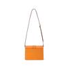 MCM Cognac Visetos & Leather Flap Crossbody Satchel Bag with Gold Hardware for Daily Use