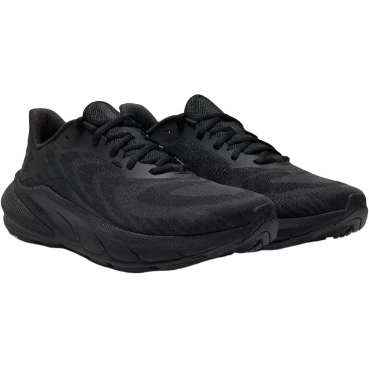 Under Armour Versatile Comfortable Shock Absorbing Breathable Supportive Rebound Running Shoes Men sneaker Black 6006717-003