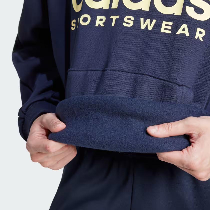 Adidas Sportswear Sweatshirt Men's Legend Ink/near Yellow IW5937