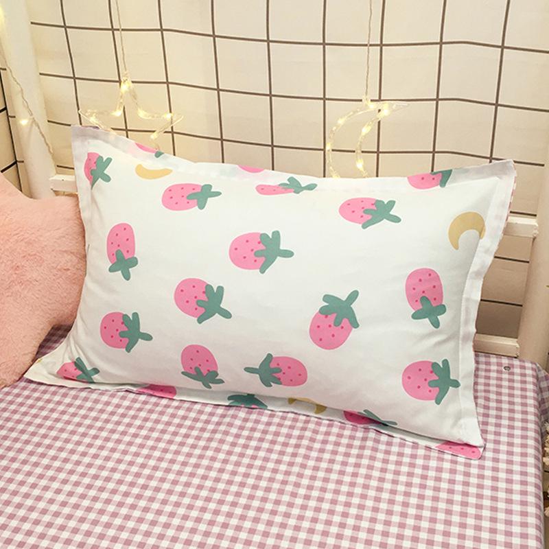 Thickened 48x74cm Pillowcase for Men and Women - Single Piece Cover for Dormitory