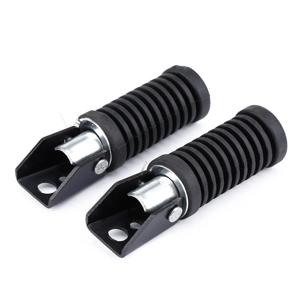 Motorcycle Rear Footpegs Plate Footrest Rubber Pad Grip Cover for Suzuki 125cc GN 125