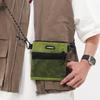 Summer New Fashion Trendy Cool Tooling Mesh Pocket Small Square Bag Japanese and Korean Simple Mobile Phone Change Bag
