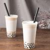 Strix Design Tapioca Straws, 400 Straws (200 Straws x 2 Packs), 21cm x 1cm Diameter, Black, Wide Straws, Boxed, Stylish, Cafe, Tapioca, Smoothie, Larg