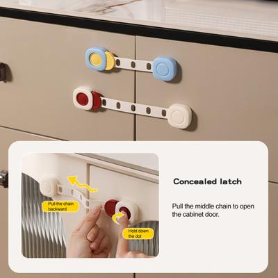 1/5 Piezas Cerraduras de Seguridad para Muebles Protección Integral Universal Instalación Simple Adhesivo a Prueba de Niños Cajón de Gabinete