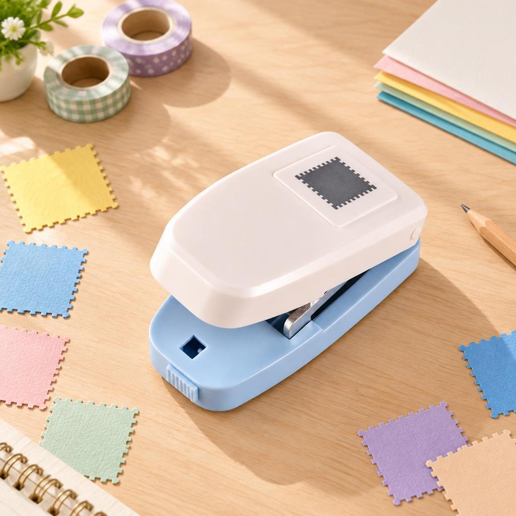StampShape Paper Punch with Perforated Edges Decorative Stamp Shaped Versatile for Card