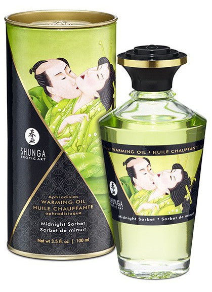 Wärmendes Aphrodisiakum Massageöl - Sorbet de MINUIT 100 mL - Shunga - Massageöl