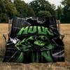 Hero Power Breaks Through Blanket Flannel Throw for Sofa, Indoor, Camping, Living Room, Office, Chair, And Bed Soft Birthday Gift
