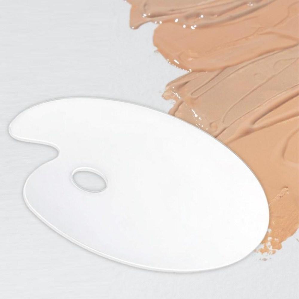 Přenosný akrylový tácek na paletu na líčení Royalways na rtěnku se směsí podkladových pigmentů, 12 cm, 1 kus