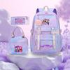 K-Pop Witch Hunters Cartoon Printed Student Pencil Bag Lunch Bag Three-Piece Backpack