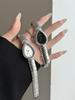 GEDI New Vintage Creative Watch for Women with Diamond-Studded Teardrop Dial High-Quality Design Ladies' Wristwatch Unique Gift