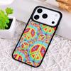 Hippie Daisy Tie-dye Flower Phone Case for iPhone 17 Air 16 15 11 12 14 13 Pro Max Shockproof Cover