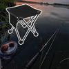 Outdoor Folding Chair With Carry Bag Portable Camping Lightable Folding Stool Fishing Durable Four Corner Small Maza