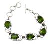 Peridot Gemstone Silver Plated Handmade Bracelet Jewelry BR 23